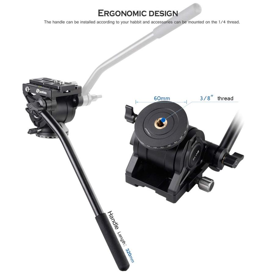 レオフォト BV-10 VTR用雲台60mm VTRシリーズ : 20240619104708-00539 