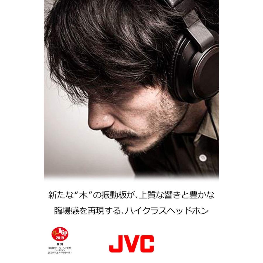 JVC HA-SW02 密閉型ヘッドホン ハイレゾ対応 CLASS-S WOOD