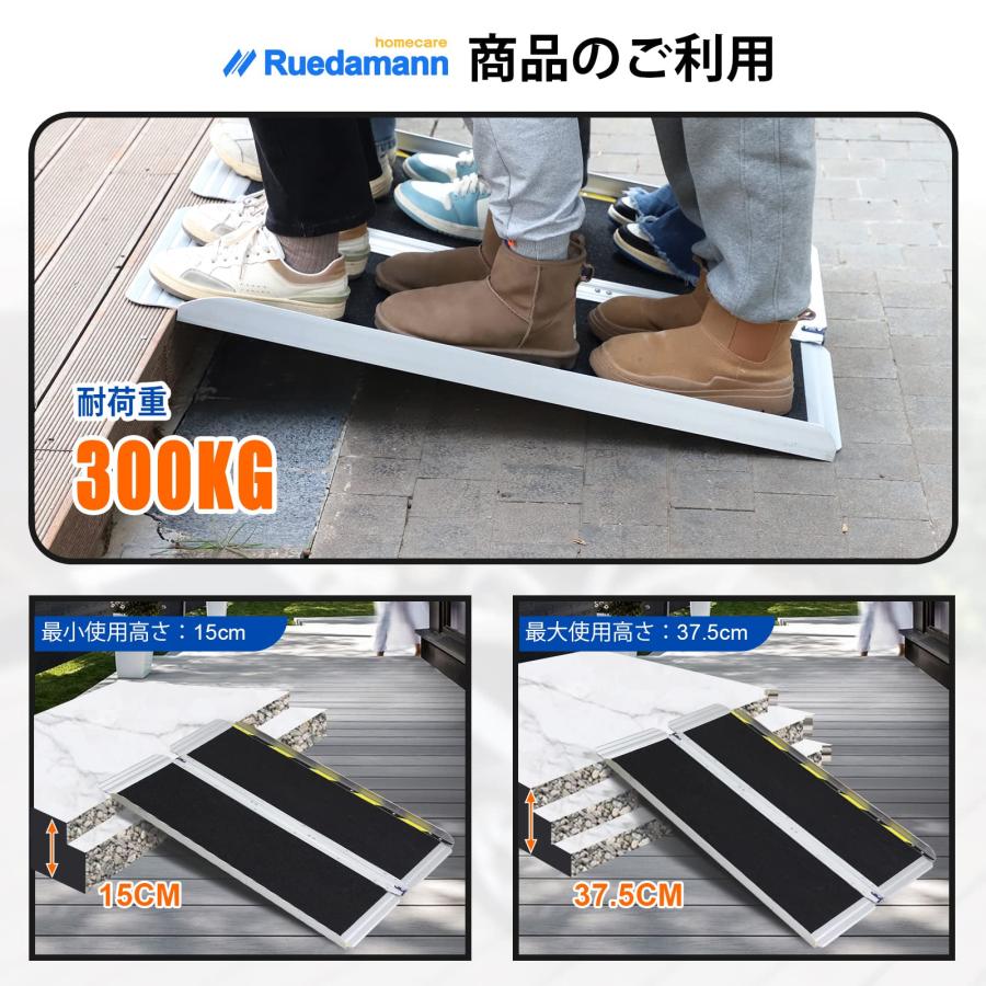 Ruedamann 長さ152cm*幅77cm*高さ6.5cm 耐荷重300kg 車椅子 Ruedamann 長さ152cm*幅77cm*高さ6.5cm 耐荷重300kg 車椅子