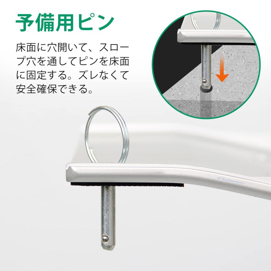Ruedamann 長さ214cm*幅29cm 耐荷重400kg アルミスロープ 電動 Ruedamann 長さ214cm*幅29cm 耐荷重400kg アルミスロープ 電動