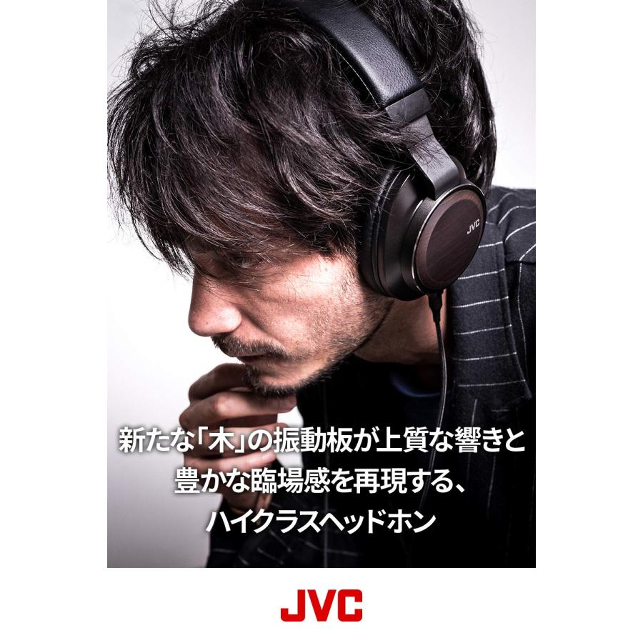 JVC 密閉型ヘッドホン CLASS-S WOODシリーズ ハイレゾ対応 HA
