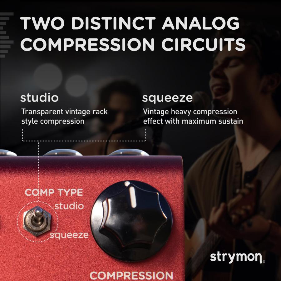 Strymon 「COMPADRE」デュアル ボイス コンプレッサー＆ブースト