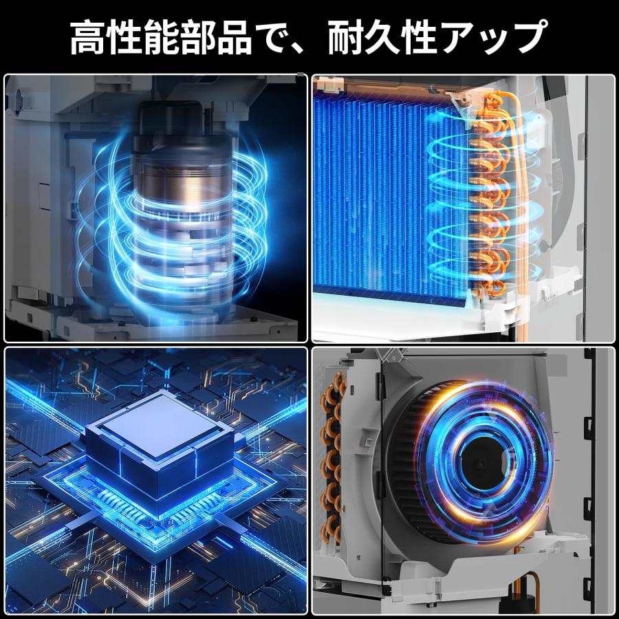 Yurioo 衣類乾燥除湿機 除湿機 通年活躍デシカント式 部屋干し
