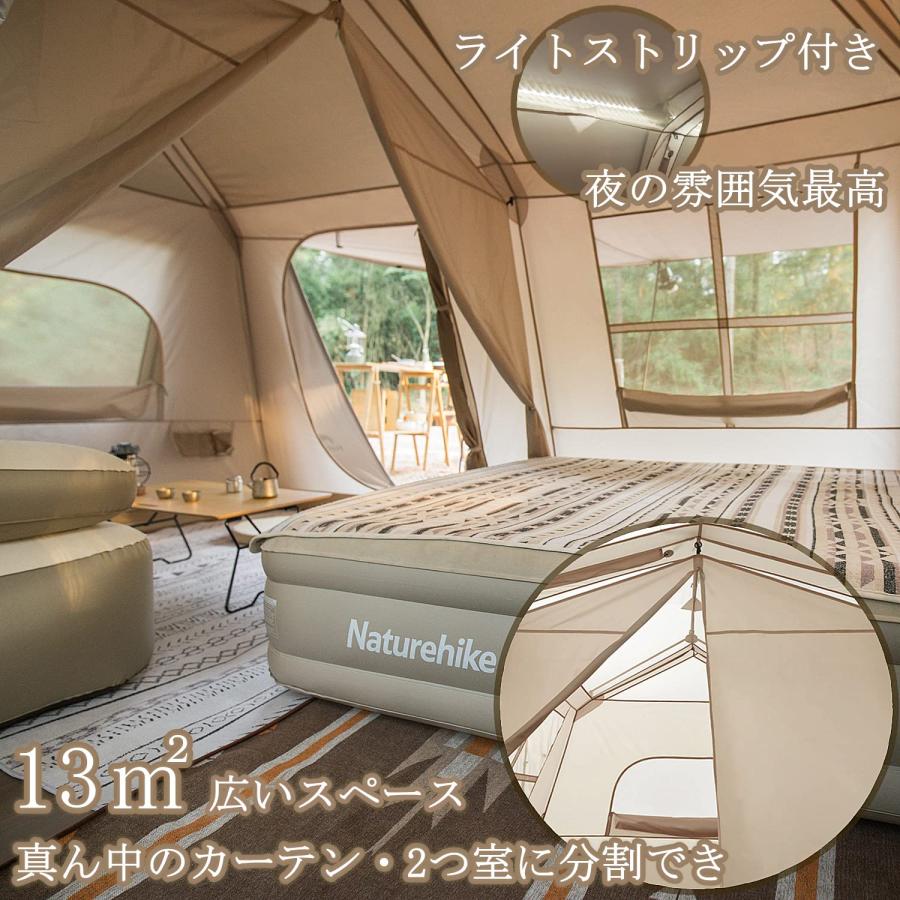 Naturehike ワンタッチ テント 3人/4人用 UPF50+ パークテント Naturehike ワンタッチ テント 3人/4人用 UPF50+ パークテント