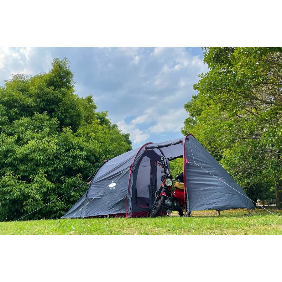 プロト モトテント グレー 日本語説明書付き グランドシート付属