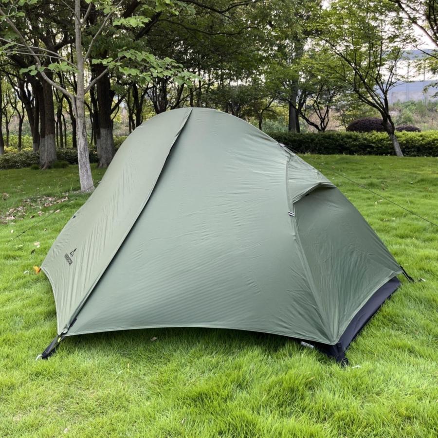 【色:カーキ色】HIKEVICTOR 1人用 ソロテント 軽量 コンパクト 前室 HIKE VICTOR 1人用 ソロテント 軽量 コンパクト 前室付き