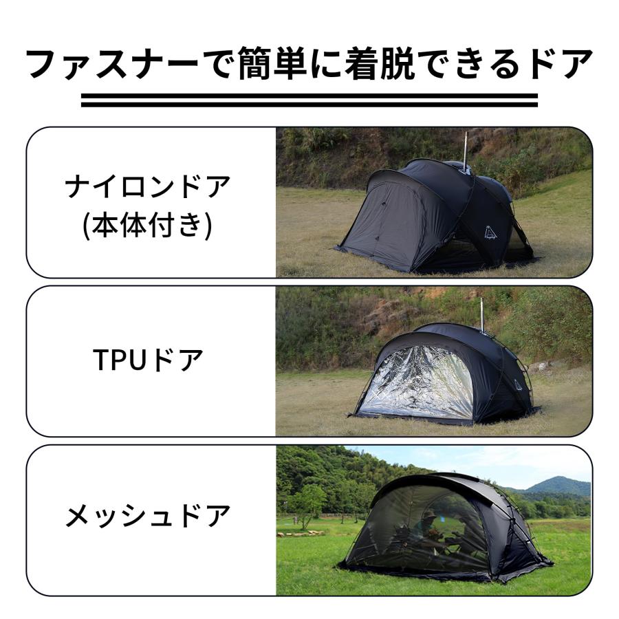 Tenplay 「G-TENT-M」シェルターテント ドームテント 4-6人用 幅 Tenplay 「G-TENT-M」シェルターテント ドームテント 4-6人用 幅