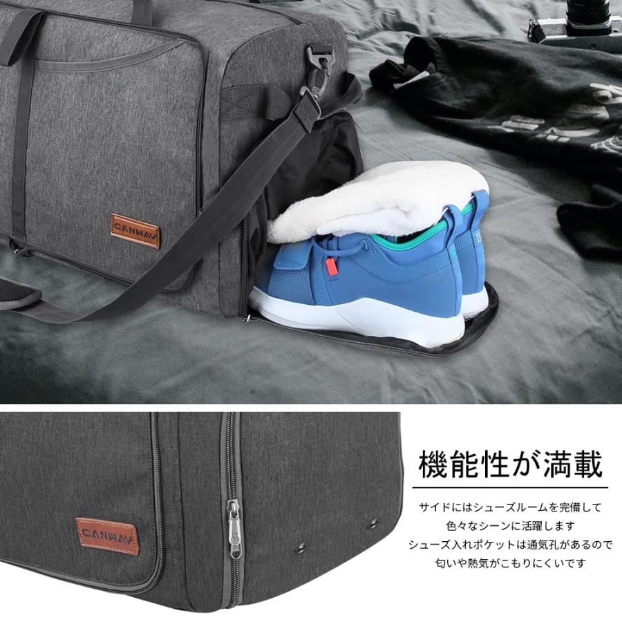 CANWAYボストンバッグ 折りたたみスポーツバッグ スーツケース