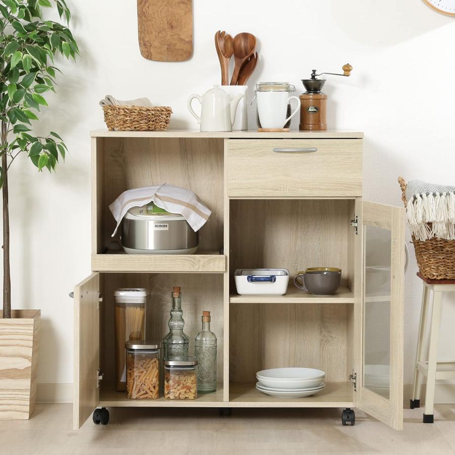 冨士ファニチア　キッチンワゴン　レトロ 冨士ファニチアキッチンワゴンレトロ