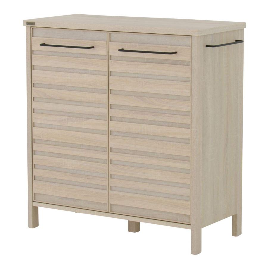 佐藤産業 LAFIKA キャビネット 食器棚 幅85.5cm 奥行40cm 高さ90cm