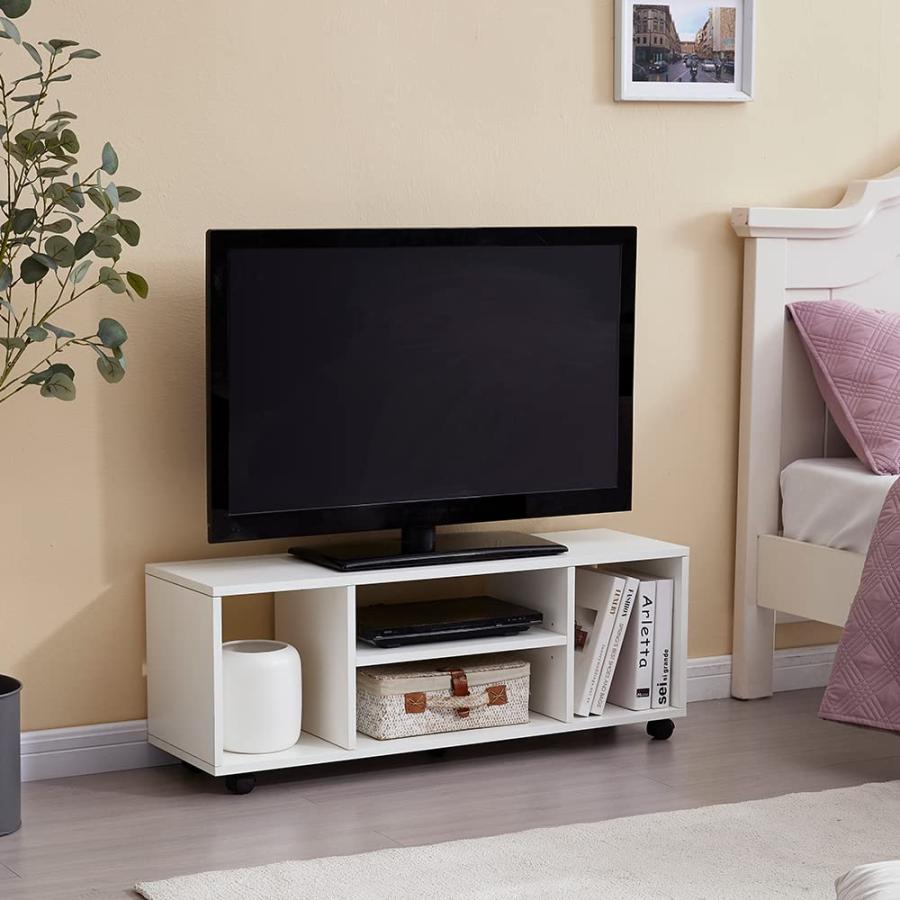 テレビ台 キャスター付き テレビボード ローボード 幅1000mm 奥行296mm 高さ380mm 24型 32型 【ふたり】 46型