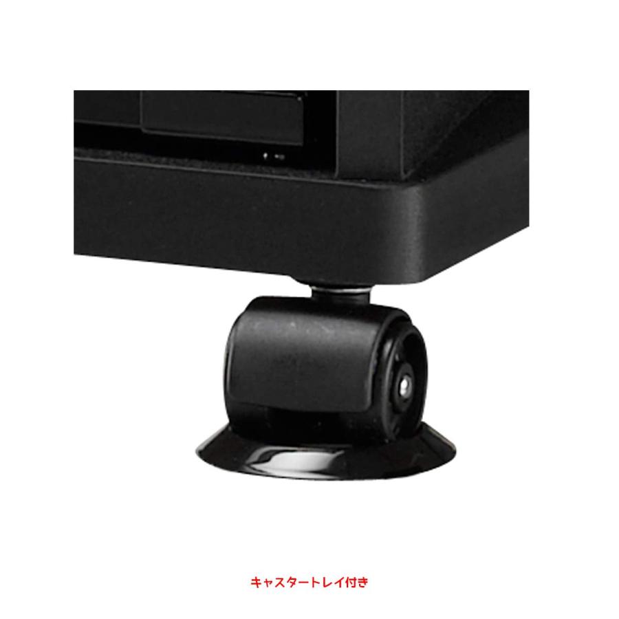 朝日木材加工 テレビ台 KAD style 52型 幅120? ブラック キャスター