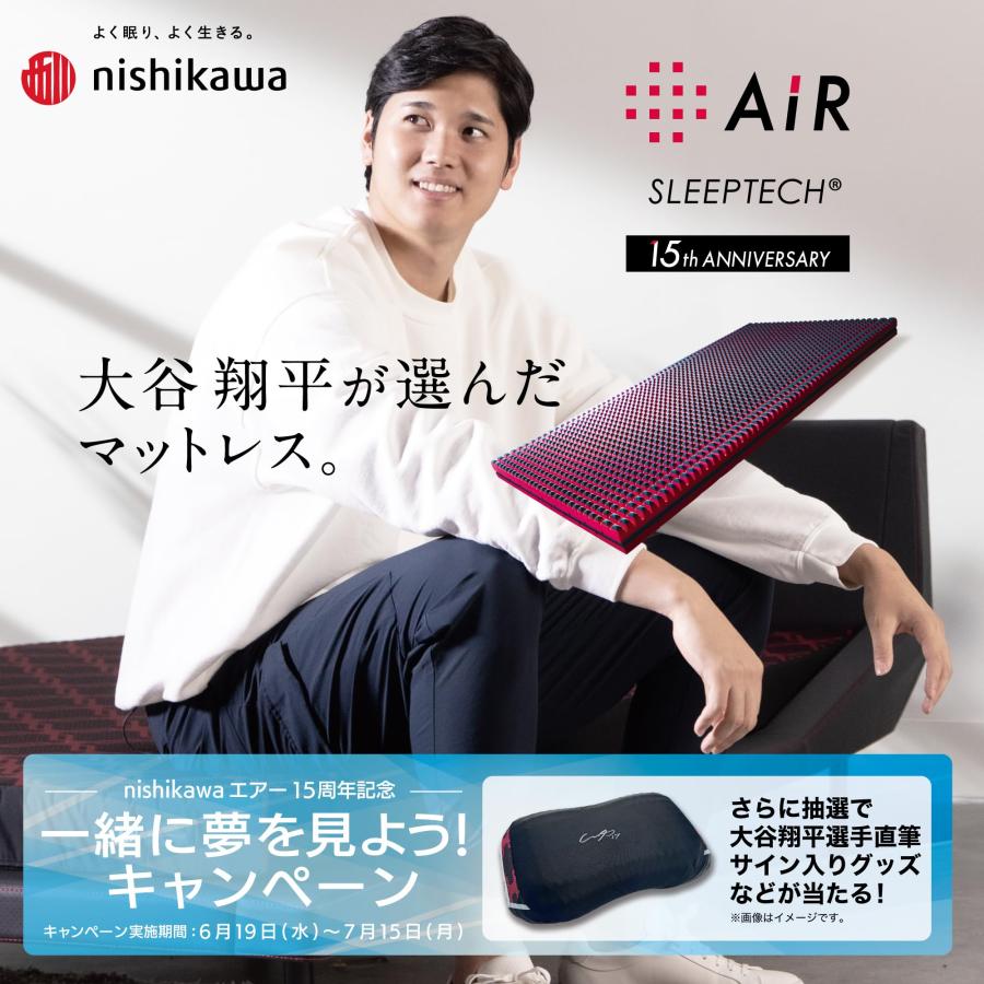 西川 Air SIクイーンサイズ 厚さ9cmドライシート付