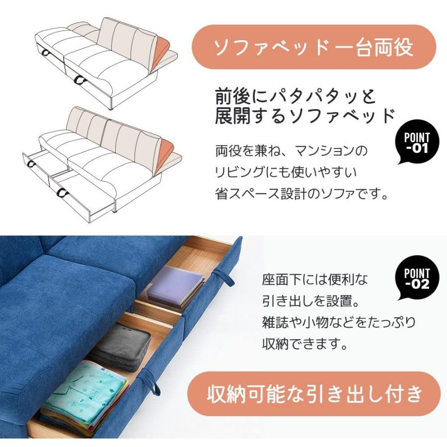 オーエスジェイ(OSJ) ソファー ソファーベッド 2人掛け リクライニング