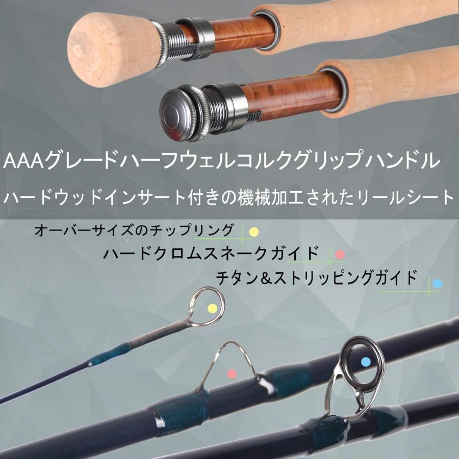 M MAXIMUMCATCH Maxcatch 旅行用フライロッド7本継フィッシング