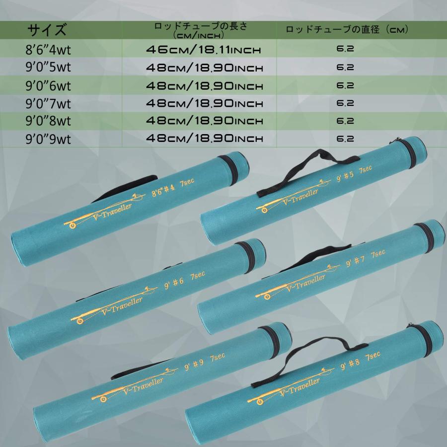 ロッド Maxcatch V-Traveller 8'6\"#4 7sec Amazon | M MAXIMUMCATCH Maxcatch 旅行用フライロッド7本継