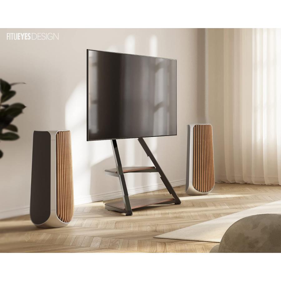 FITUEYES DESIGN 壁寄せテレビスタンド キャスター付き 32 43 50 55 60