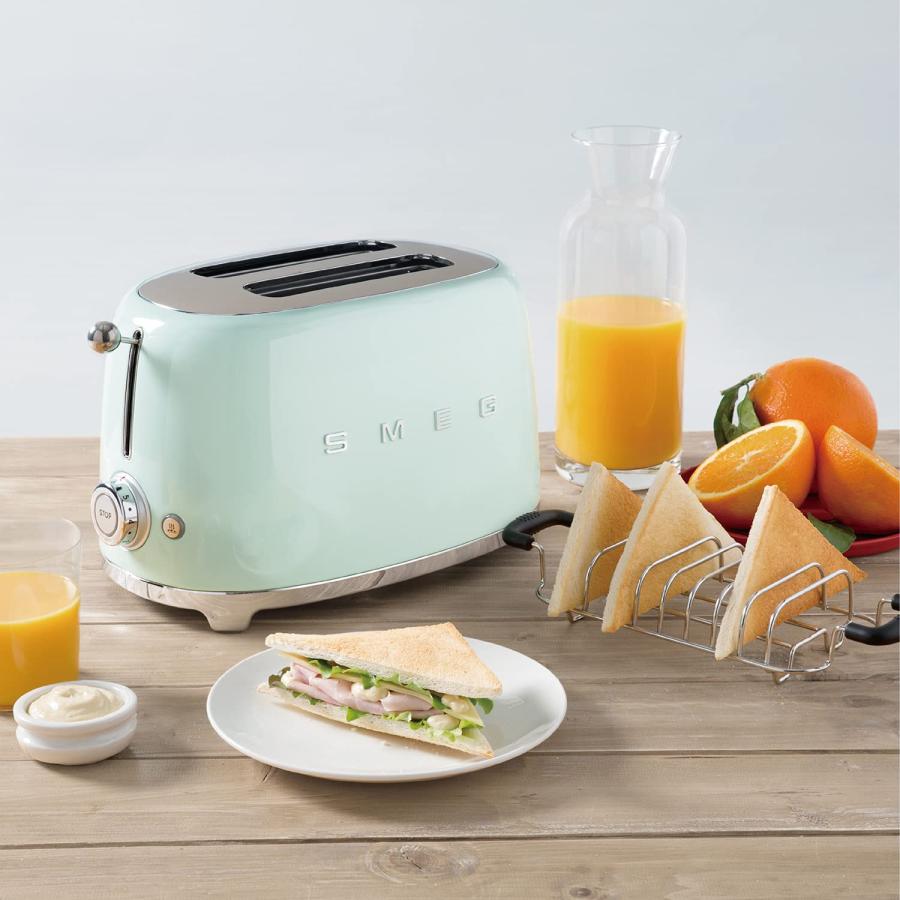 日本正規品SMEG スメッグ トースター（2枚焼） (ピンク