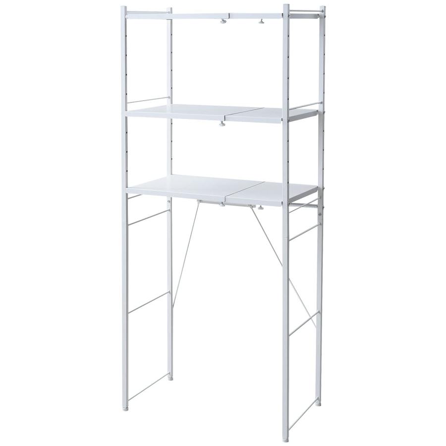 キッチンラック 奥42幅50高170 耐荷90kg 多用途調節付 山善