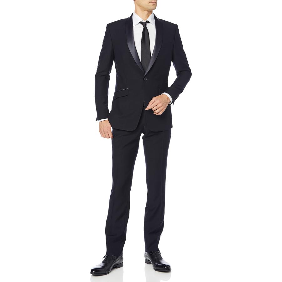 【SUIT SELECT】3ピーススーツ A6 ダークネイビー スーツ｜ネイビースーツ(紺)｜SUIT SELECT | スーツセレクト公式通販