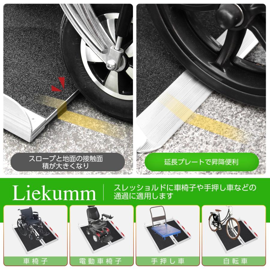 車椅子・バイク・ベビーカー用 折り畳みスロープ モルテン 車椅子用