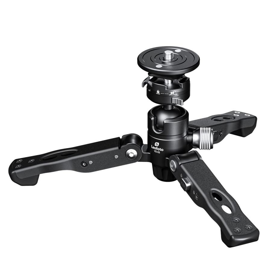 Leofoto 一脚用スタンド VD-03 耐荷重10kg 一脚スタンド化可能 ミニ 