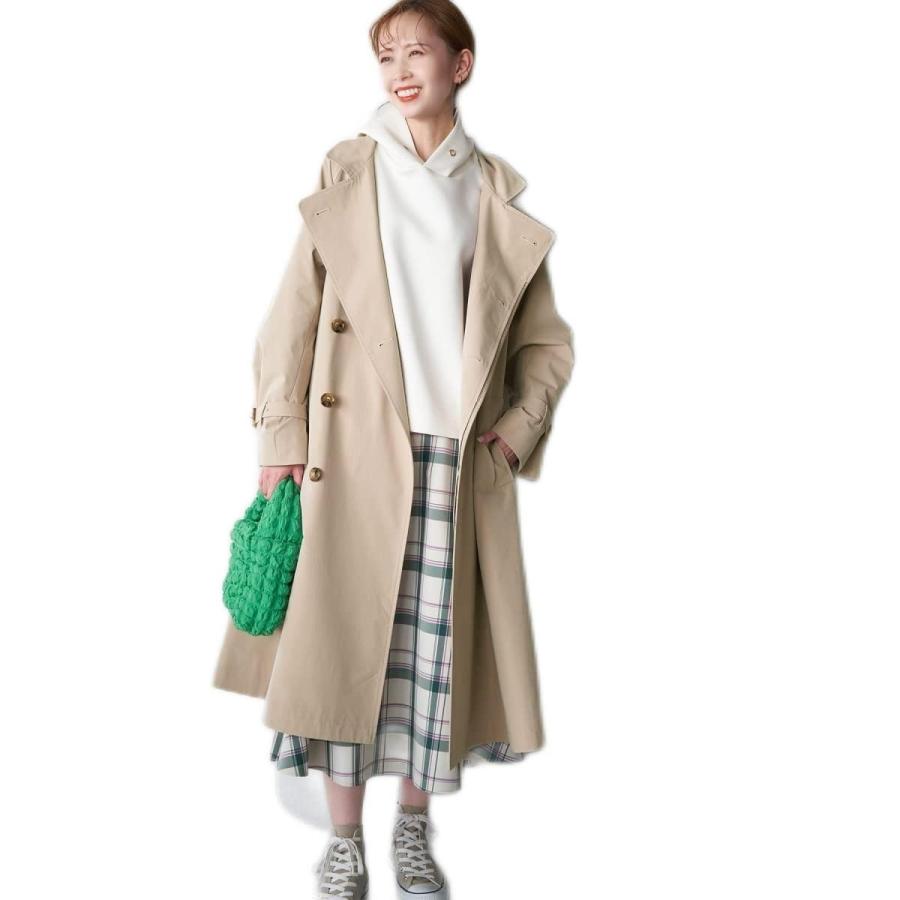 COTOO SHUZO ピンクベージュフリル襟スプリングコート38 COTOO SHUZO ピンクベージュフリル襟スプリングコート38