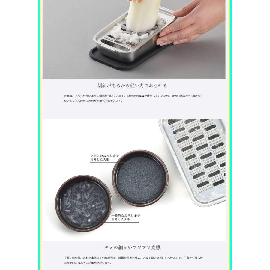 ツボエの極上おろし金 箱-hako- 大根おろし 日本製 燕三条