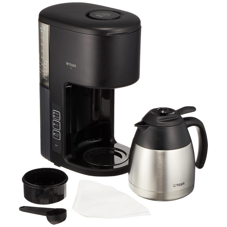 タイガー魔法瓶(TIGER) コーヒーメーカー 8杯用 真空 ステンレス