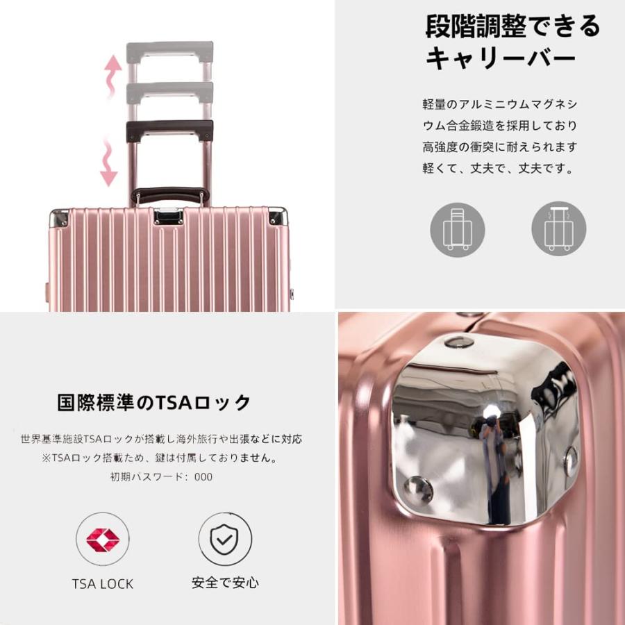 lanbao スーツケース オールアルミ合金 キャリーケース 機内 lanbao スーツケース オールアルミ合金 キャリーケース 機内