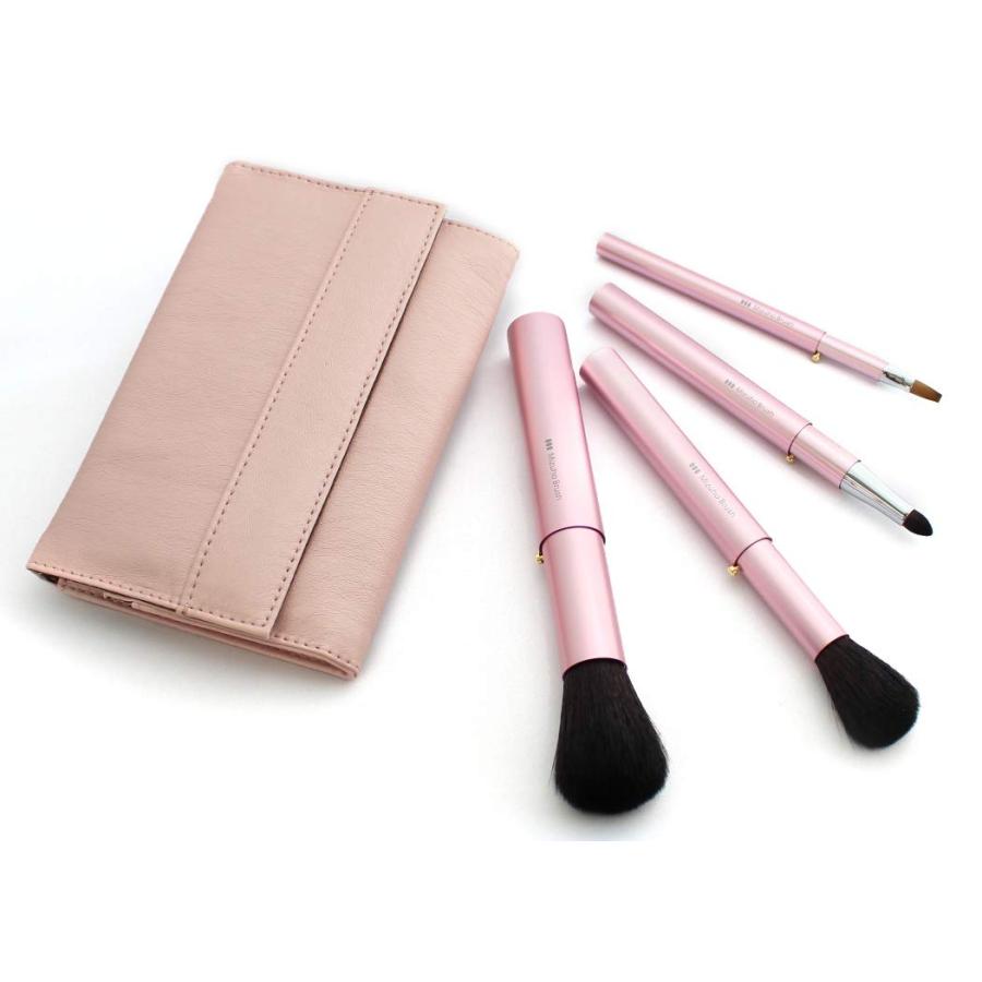 熊野筆 Mizuho Brush メイクブラシ 4本入り ポーチ付き 【公式通販】