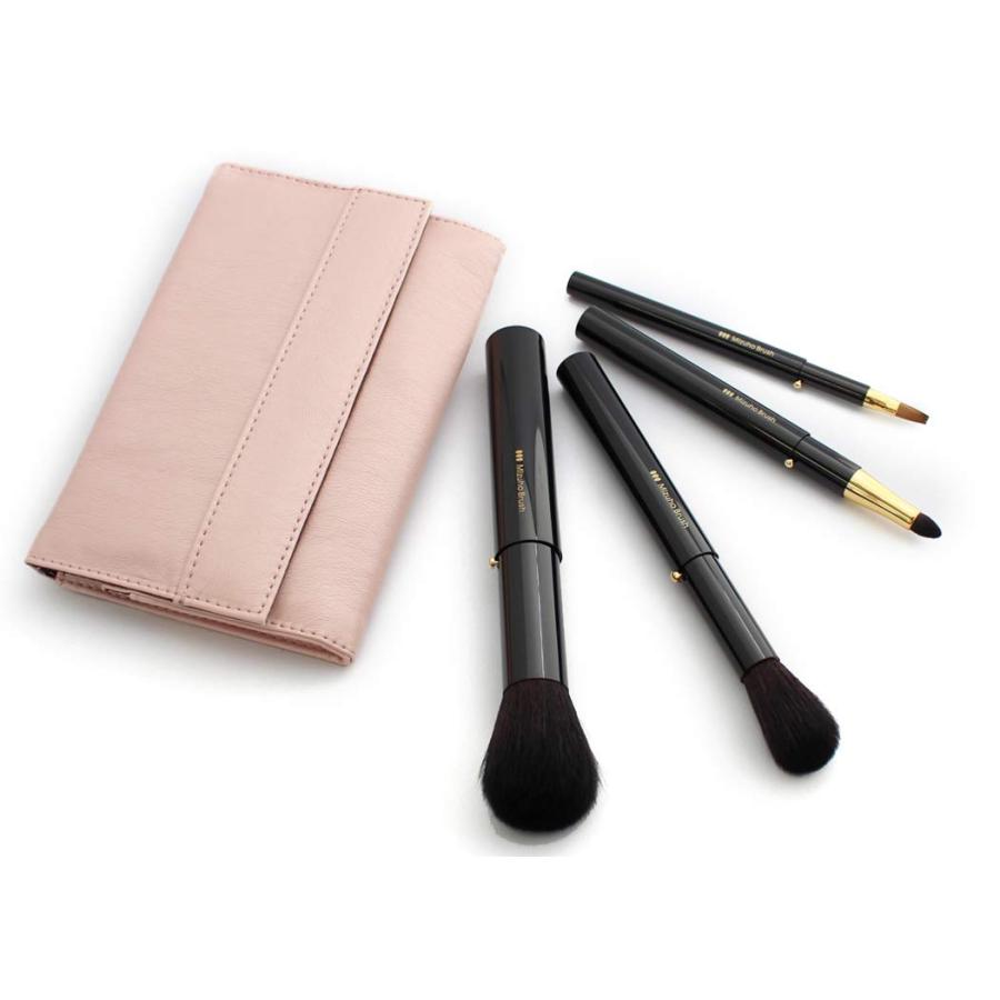 Mizuho Brush メイクブラシセット 熊野筆熊野筆 Mizuho Brush 携帯用