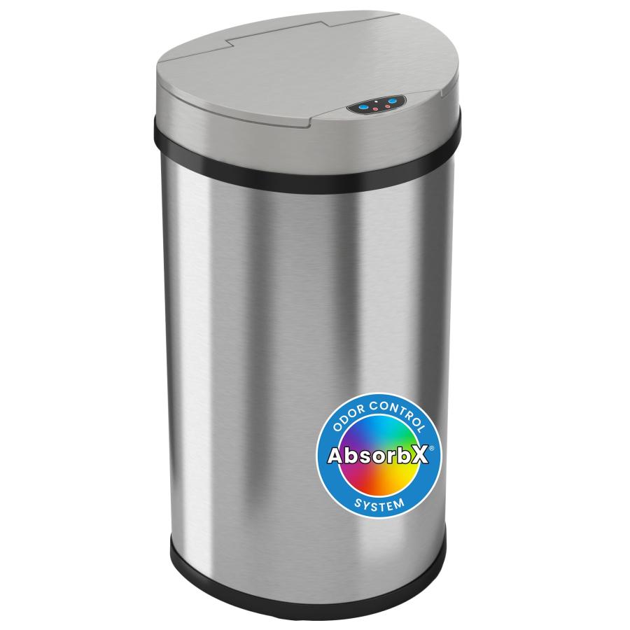 新品　アメリカ製　iTouchless　ステンレス製　49L　電動式開閉ゴミ箱 Amazon｜アイタッチレス(iTouchless) センサー付きゴミ箱