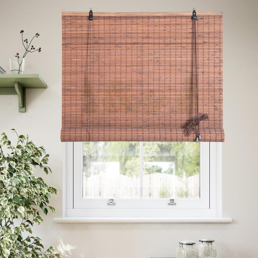 Yitian Bamboo Art 竹すだれ 幅88×丈135cm 2本セット 竹製ロール