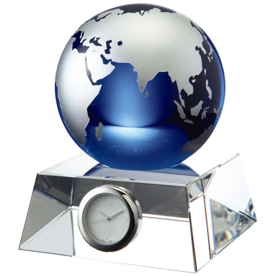 ナルミ NARUMI 光学ガラス置き時計 グラスワークス アース クロック グラスワークスナルミ 【アース】 クロック ｜ 記念品