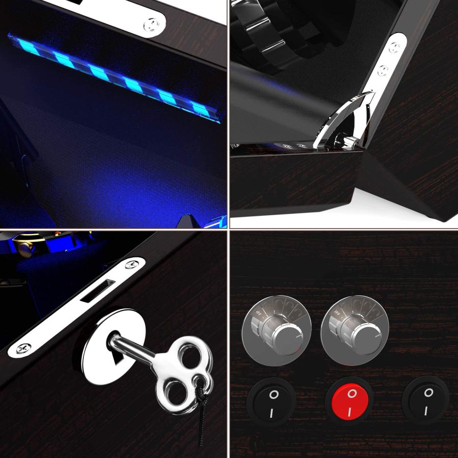 ワインディングマシーン 8本巻き上げ 腕時計自動巻き上げ機 日本製マブチモーター Amazon | ワインディングマシーン 8本巻き上げ 腕時計自動巻き機