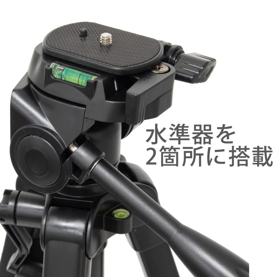 三脚⭐水準器　デジカメ　ビデオ　3WAY雲台　キャリングバッグ 付属 三脚⭐水準器 デジカメ ビデオ 3WAY雲台 キャリングバッグ 付属