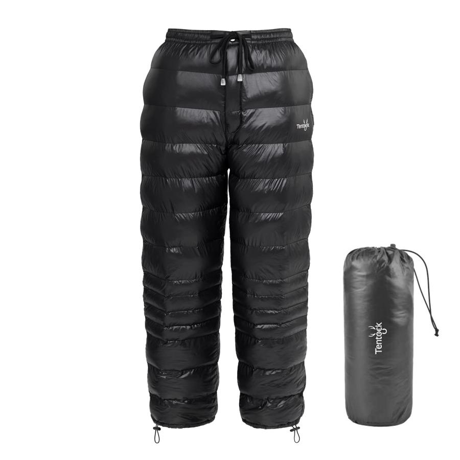 Tentock ダウンパンツ メンズ 登山 レディース ポケット付きで