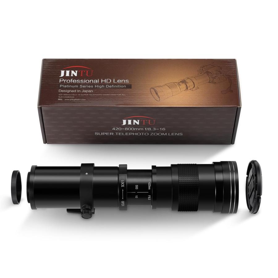 一眼レフカメラ望遠レンズ420~800mm Amazon | 420‑800mm手動ズームレンズ、超望遠レンズEFマウント