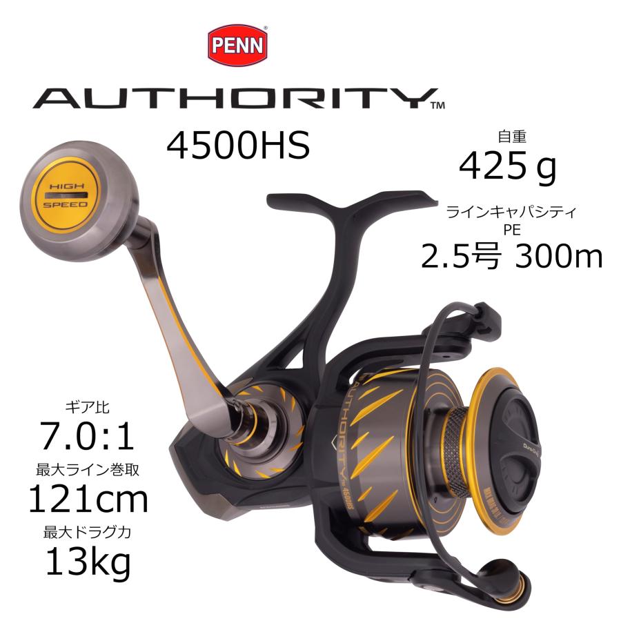 PENN (ペン) AUTHORITY 4500HS オーソリティ 4500番 ハイギヤ