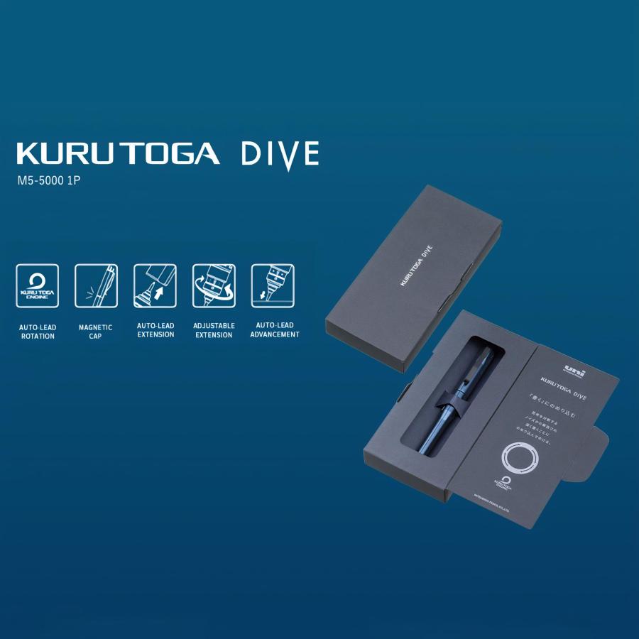 クルトガダイブ　KURUTOGA DIVE アビスブルー 楽天市場】クルトガ ダイブ KURUTOGA DIVE 【 アビスブルー