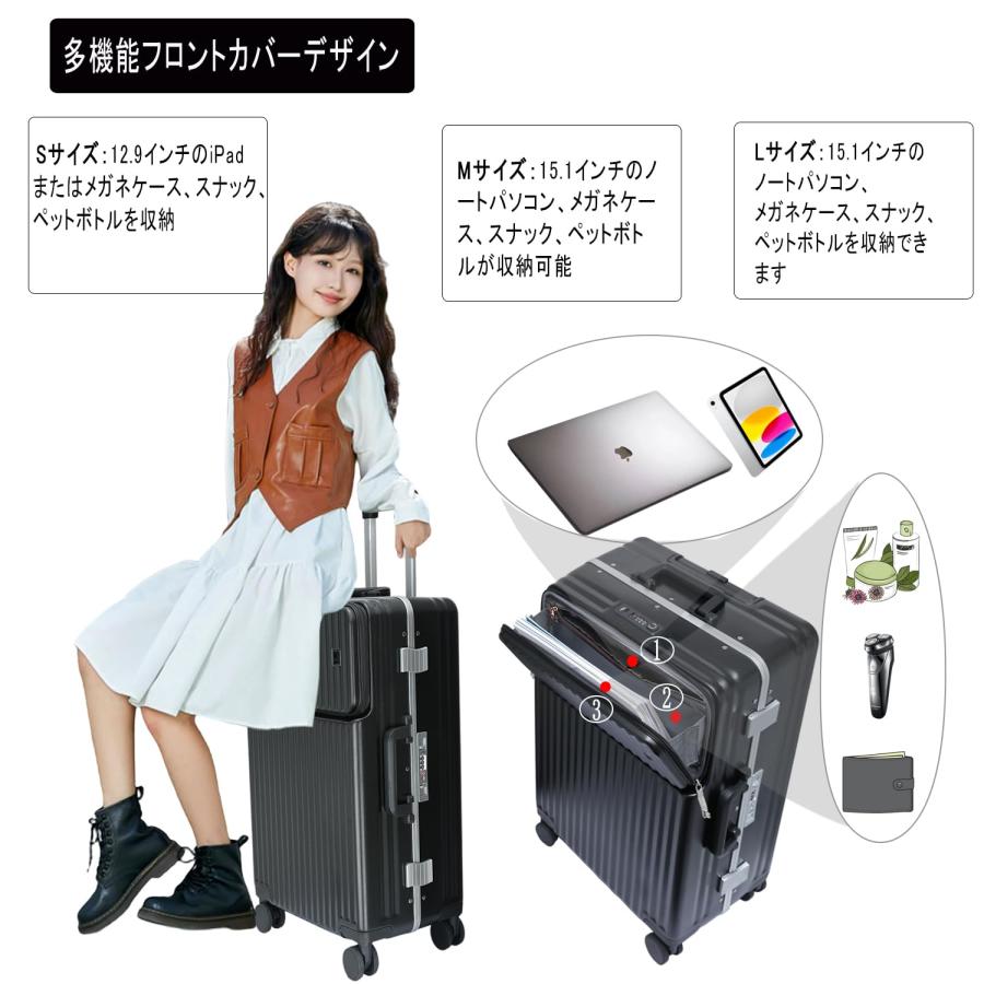 Ashard スーツケース 機内持ち込み アルミフレーム ピュアPC材質 Ashard スーツケース 機内持ち込み アルミフレーム ピュアPC材質