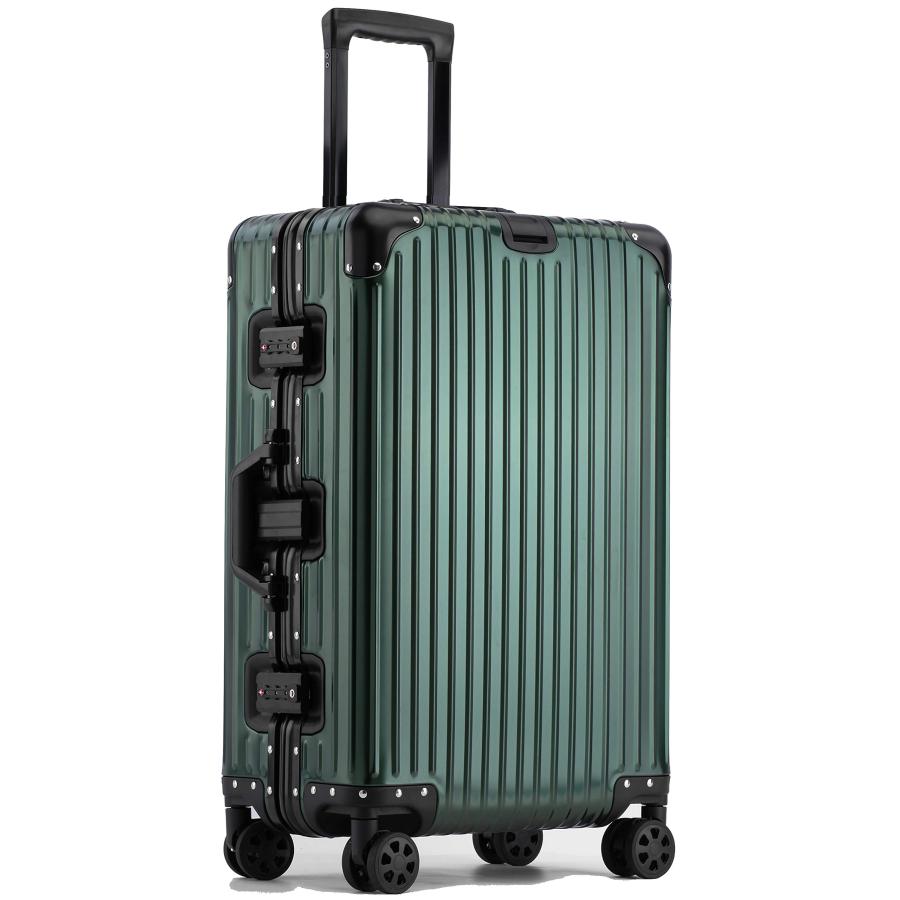 未使用品✨lanbao スーツケース 93L アルミ合金 TSAロック 大容量 lanbao スーツケース オールアルミ合金 キャリーケース アルミ