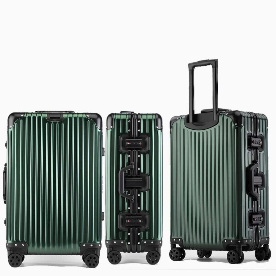 ラスト1点♥lanbao スーツケースアルミボディ TSAロック M 60L 銀 Amazon | [lanbao] スーツケース オールアルミ合金 キャリー