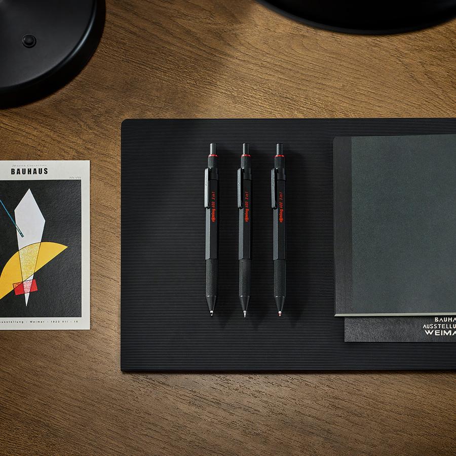 rOtring ロットリング 600 3in1 マルチペン ブラック 2色(黒/赤)＋