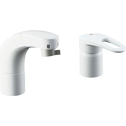 LIXIL(リクシル) INAX 洗面器・手洗器用水栓金具 ホース引出式シングルレバー洗髪シャワー混合水栓 SF-800SU - 0