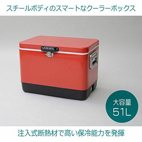 新しい テントファクトリー クーラーボックス メタルクーラー スチール ボックス 51l Red レッド メタルハンドル ドレンプラグ 標準装備 Tf Mbm51 Re クーラーボックス Www Gatorheatandair Com