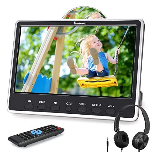 人気 NAVISKAUTO ヘッドレストモニター dvd 12インチ HDMI入力 スマホ