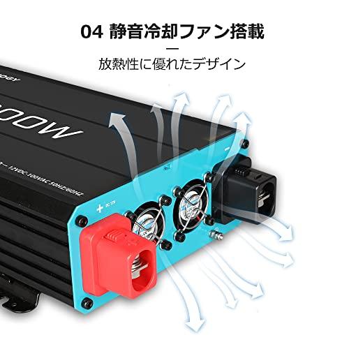 92％以上節約 utilityfactoryRenogy 1000W 純正弦波 インバーター