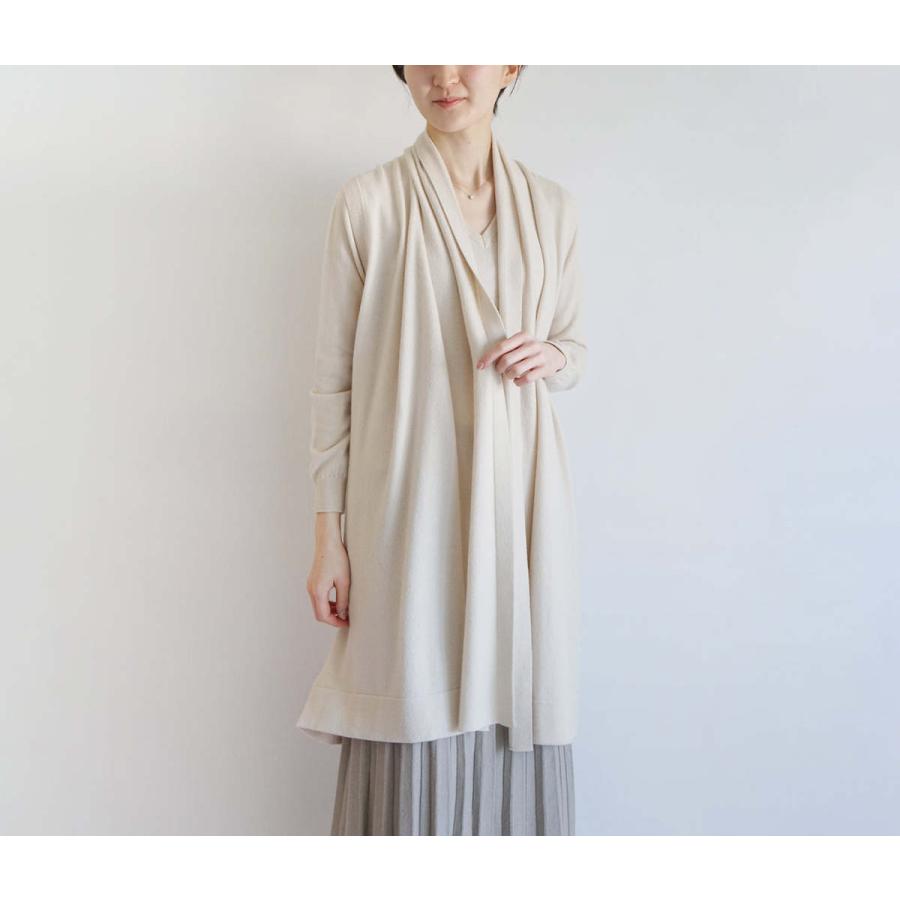 UTO レディース 最高級 カシミヤ 100% 日本製 12G ロングレングスベスト サイズ：F 色：25色